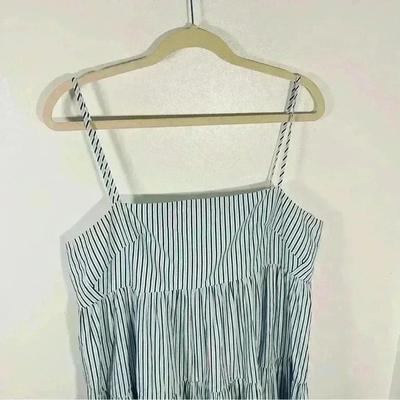 J. Crew Tie-Back Tiered Dress Stripe - Picture 10 of 11